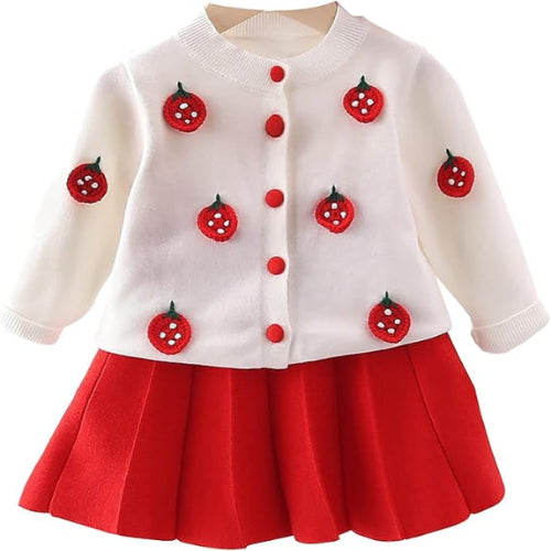 Ensemble Fille - LittleMissStyle™ - Rouge