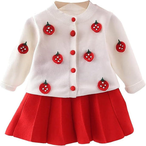 Ensemble Fille - LittleMissStyle™ - Rouge