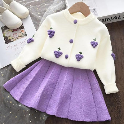 Ensemble Fille - LittleMissStyle™ - Mauve